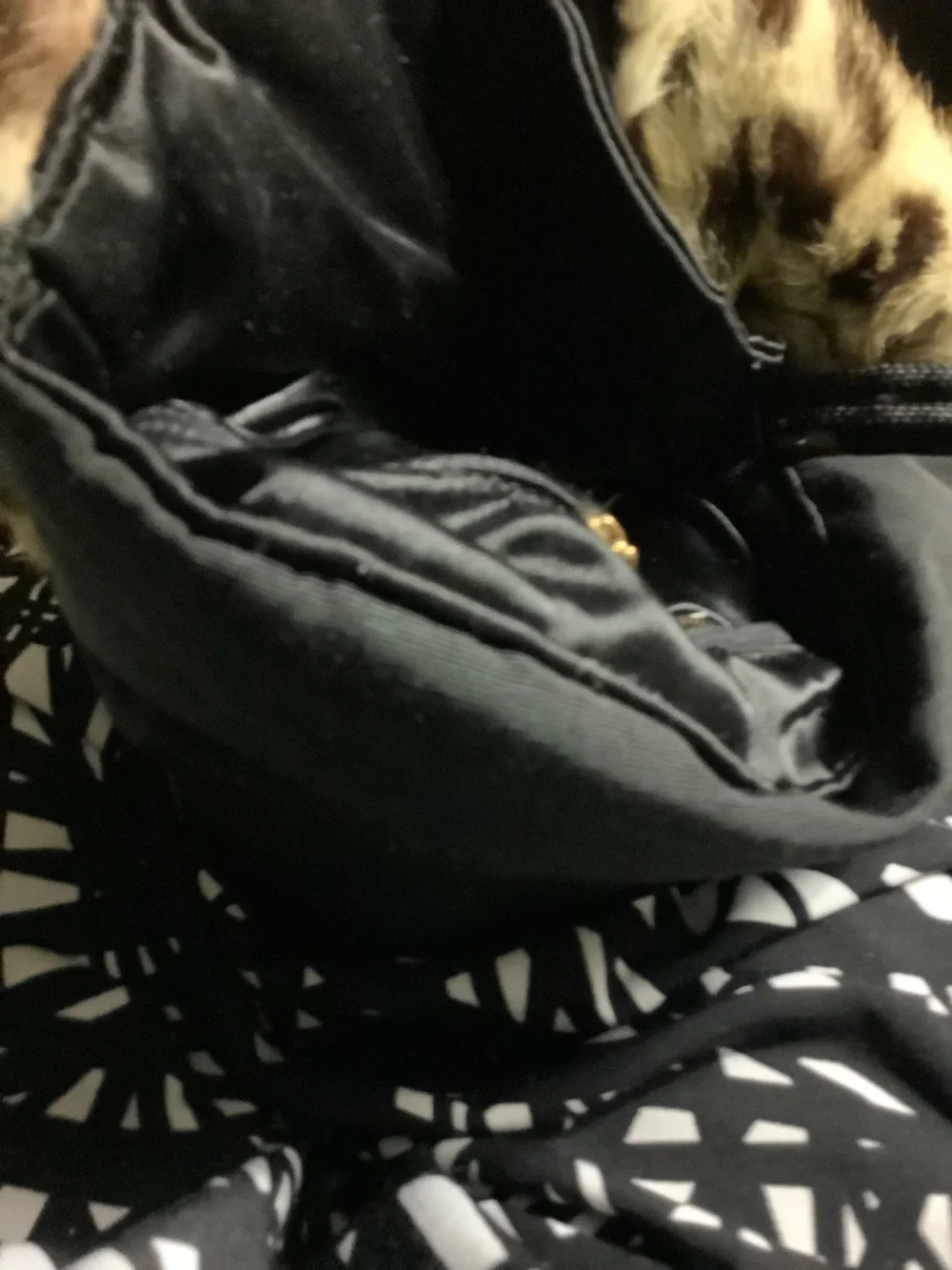 Vintage Leopard (Real) Fur Hand Muff